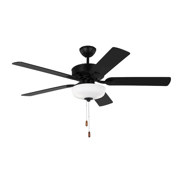 Monte Carlo Fan Company Linden 52 LED Ceiling Fan, Midnight Black - 5LD52MBKD