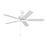 Monte Carlo Fan Company Linden 52 Ceiling Fan, Matte White - 5LD52RZW