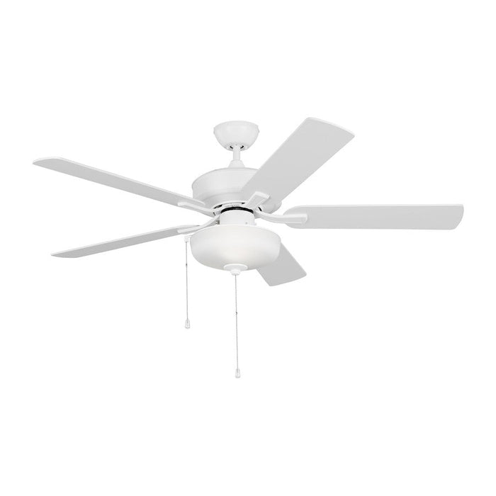 Monte Carlo Fan Company Linden Outdoor 52 LED Ceiling Fan, White - 5LDO52RZWD