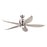 Monte Carlo Fan Company Lily Indoor Ceiling Fan, Brushed Steel - 5LLR56BSD-V1