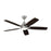 Monte Carlo Fan Company Lowden 52" Ceiling Fan, Steel/Walnut - 5LWDR52BSD