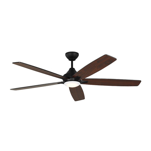 Monte Carlo Fan Company Lowden Smart 60" Ceiling Fan, Black/Frost - 5LWDSM60MBKD