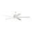 Monte Carlo Fan Company Vision 72" Indoor Ceiling Fan, Matte White - 5VMR72RZWD