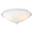 Monte Carlo Fan Company 3-Light LED Light Kit/Bowl Cap, Matte White - MC247RZW