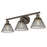 Golden Lighting Carver 3 Light Bath Vanity, Copper Patina