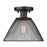 Golden Lighting Carver 1 Light Semi Flush Mount