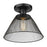 Golden Lighting Carver 1 Light Semi Flush Mount