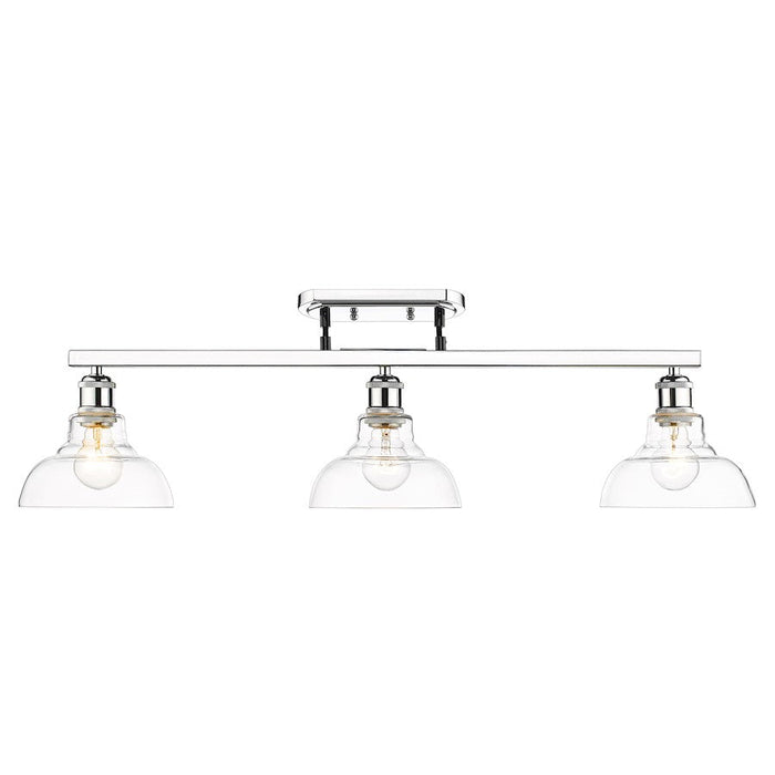 Golden Lighting Carver 3 Light Semi-Flush Mount