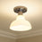 Golden Lighting Carver 1 Light Flush Mount