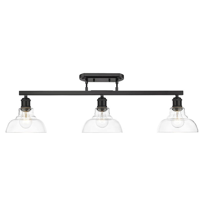 Golden Lighting Carver 3 Light Linear Pendant