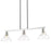 Golden Lighting Carver 3 Light Linear Pendant, Chrome/Clear - 0305-LPCH-CLR