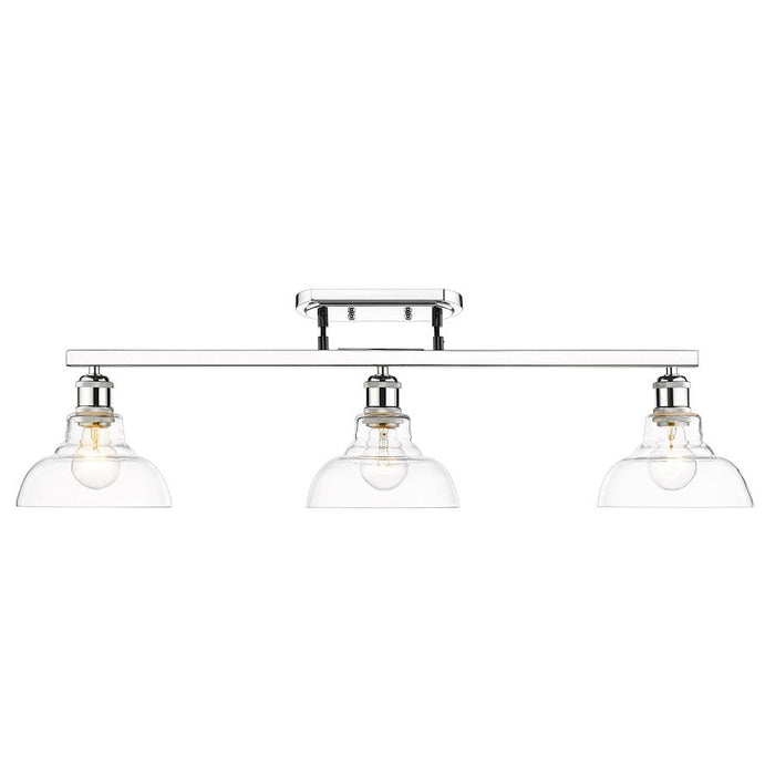 Golden Lighting Carver 3 Light Linear Pendant