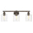 Golden Lighting Fisher 3 Light Bath Vanity, Rubbed Bronze