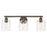 Golden Lighting Fisher 3 Light Bath Vanity, Rubbed Bronze