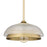 Golden Lighting Crawford Mini Pendant, Bronze/Retro Prism