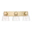 Golden Lighting Remy 3-Light Vanity Light, Bronze/Clear Glass - 0314-BA3BCB-CLR