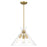 Golden Lighting Malta 3 Light Pendant, Clear