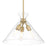 Golden Lighting Malta 3 Light Pendant, Clear