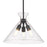 Golden Lighting Malta 3 Light Pendant, Matte Black/Clear Glass - 0511-3PBLK-CLR