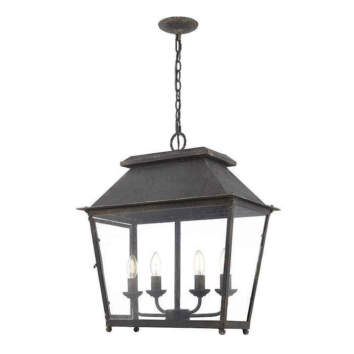 Golden Lighting Abingdon 4 Light Pendant Lantern