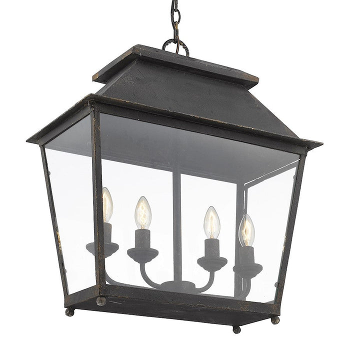 Golden Lighting Abingdon 4 Light Pendant Lantern