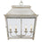 Golden Lighting Abingdon 4 Light Pendant Lantern, Ivory/Clear - 0804-4PAI