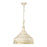 Golden Lighting Keating 3 Light Pendant, Antique Ivory