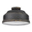 Golden Lighting Keating Flush Mount, Antique Black Iron