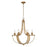 Golden Lighting Victoria 6 Light Chandelier, Heirloom Gold