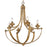 Golden Lighting Victoria 6 Light Chandelier, Heirloom Gold