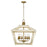 Golden Lighting Haiden 6 Light Pendant, Burnished Chestnut