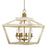 Golden Lighting Haiden 6 Light Pendant, Burnished Chestnut