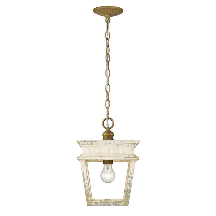 Golden Lighting Haiden 1 Light Mini Pendant, Burnished Chestnut