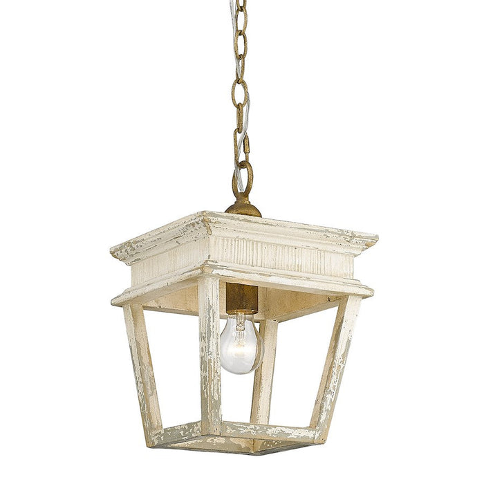 Golden Lighting Haiden 1 Light Mini Pendant, Burnished Chestnut