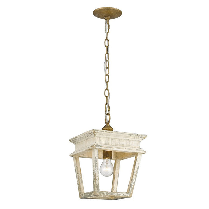 Golden Lighting Haiden 1 Light Mini Pendant, Burnished Chestnut