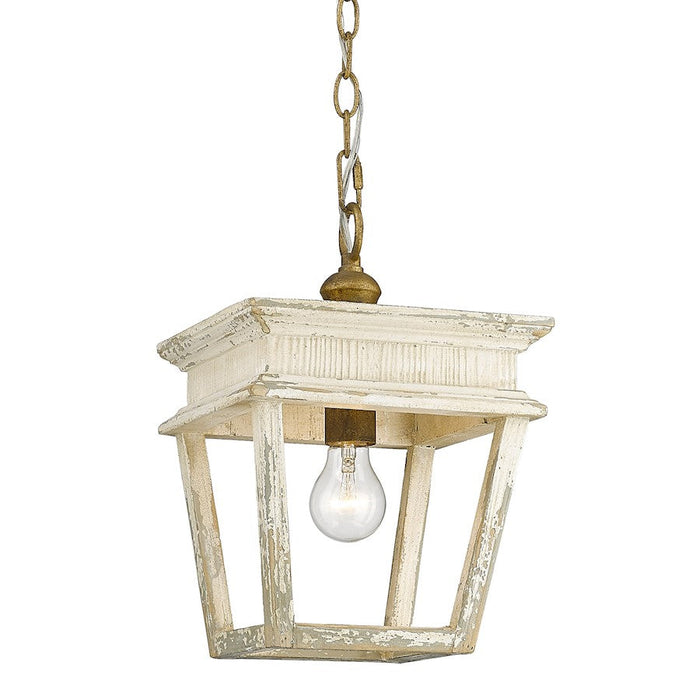 Golden Lighting Haiden 1 Light Mini Pendant, Burnished Chestnut