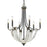 Golden Lighting Elwood 6 Light Chandelier, Antique Black Iron - 0840-6ABI