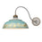 Golden Lighting Kinsley 1-Lt Swing Arm Sconce, Steel/Teal - 0865-A1WAGV-TEAL