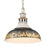 Golden Lighting Kinsley 1 Light Large Pendant, Steel