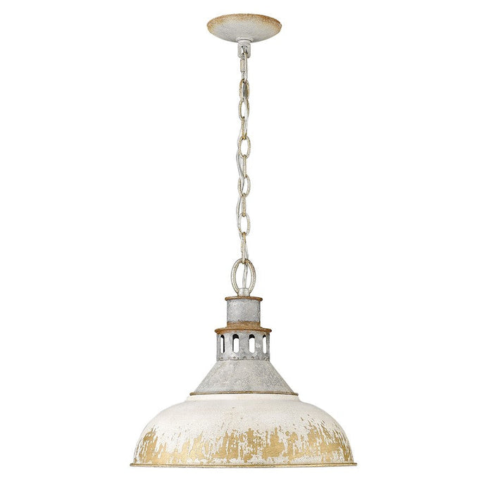 Golden Lighting Kinsley 1 Light Large Pendant, Steel