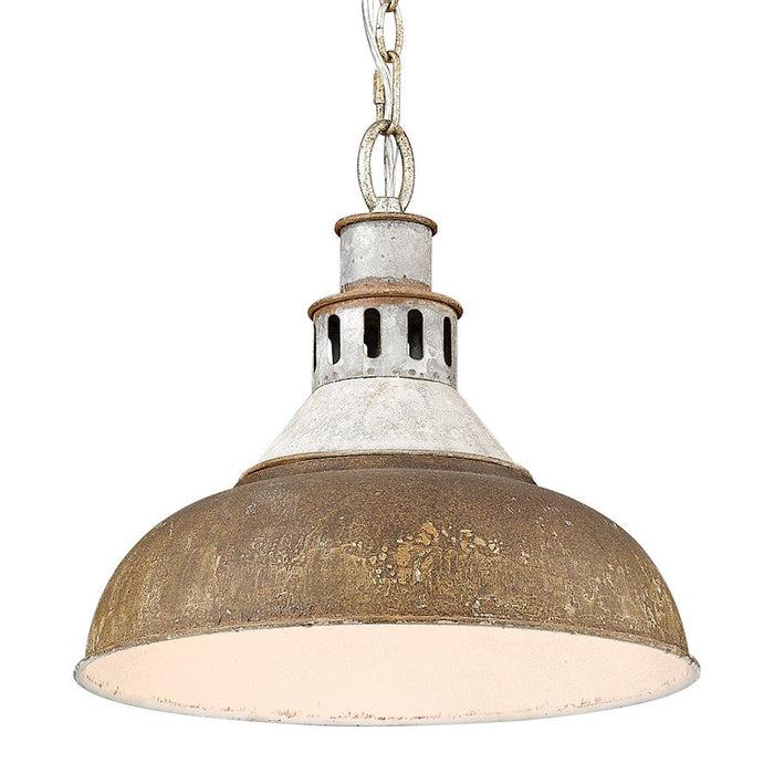 Golden Lighting Kinsley 1 Light Large Pendant, Steel