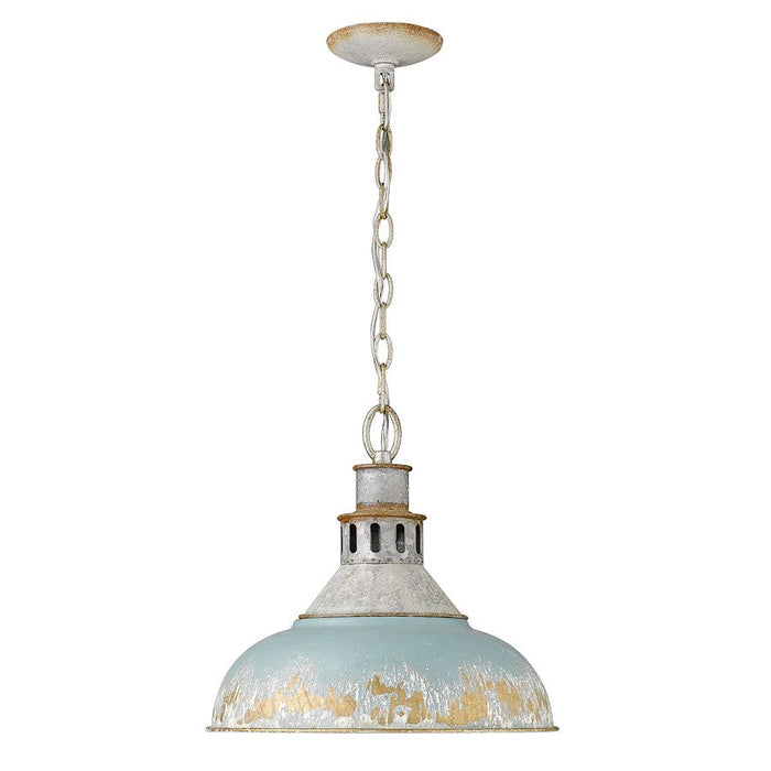 Golden Lighting Kinsley 1 Light Large Pendant, Steel