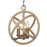 Golden Lighting Marina 3-Light Pendant, Burnished Chestnut