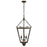 Golden Lighting Matilda 3 Light Pendant, Antique Black Iron