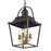 Golden Lighting Christoff 4 Light Pendant, Antique Black Iron