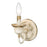 Golden Lighting Jules 1 Light Wall Sconce, Antique Ivory - 0892-1WAI