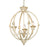 Golden Lighting Jules 3 Light Pendant, Antique Ivory - 0892-3PAI