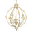 Golden Lighting Jules 3 Light Pendant, Antique Ivory