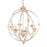 Golden Lighting Jules 6 Light Chandelier, Antique Ivory