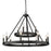 Golden Lighting Alastair 12 Light 2 Tier Chandelier, Matte Black - 1017-39BLK